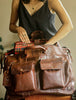 All Leather Travel Duffle